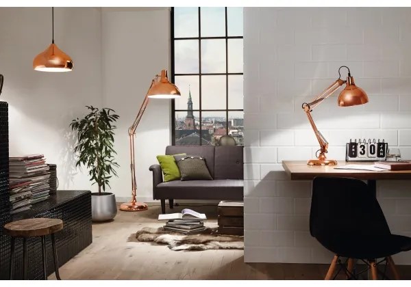 Eglo 94704 - Lampada da tavolo BORGILLIO 1xE27/40W/230V