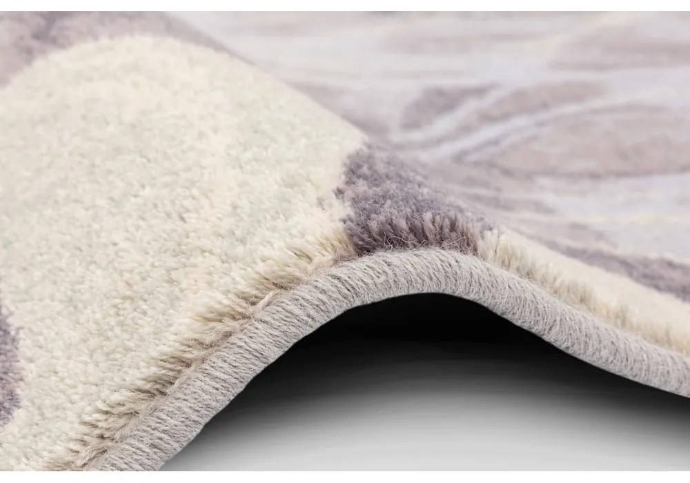 Tappeto in lana grigio 133x180 cm Agate - Agnella