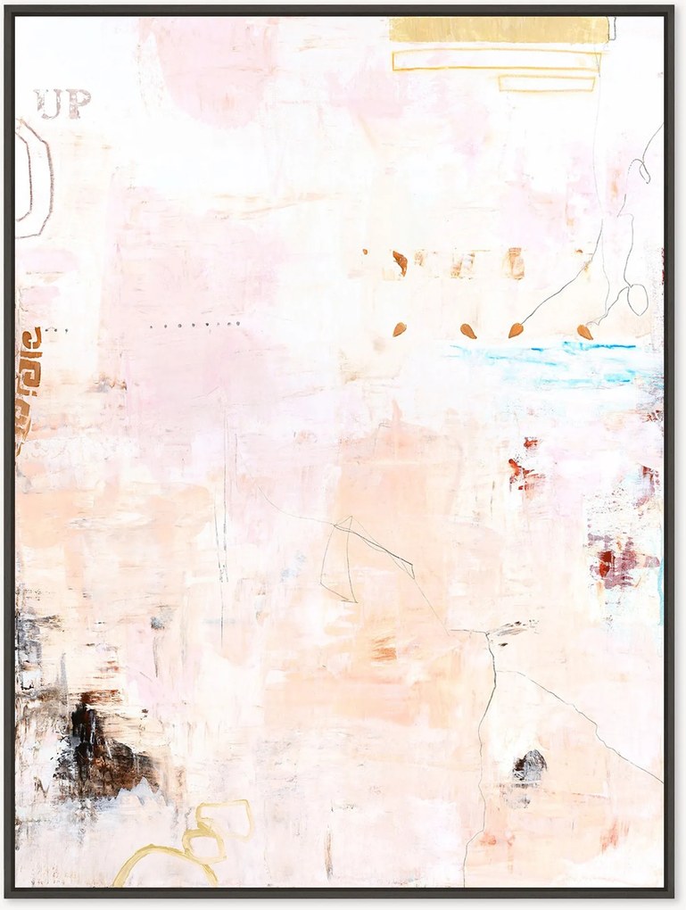 Quadro su tela incorniciato dipinto a mano Small Notes