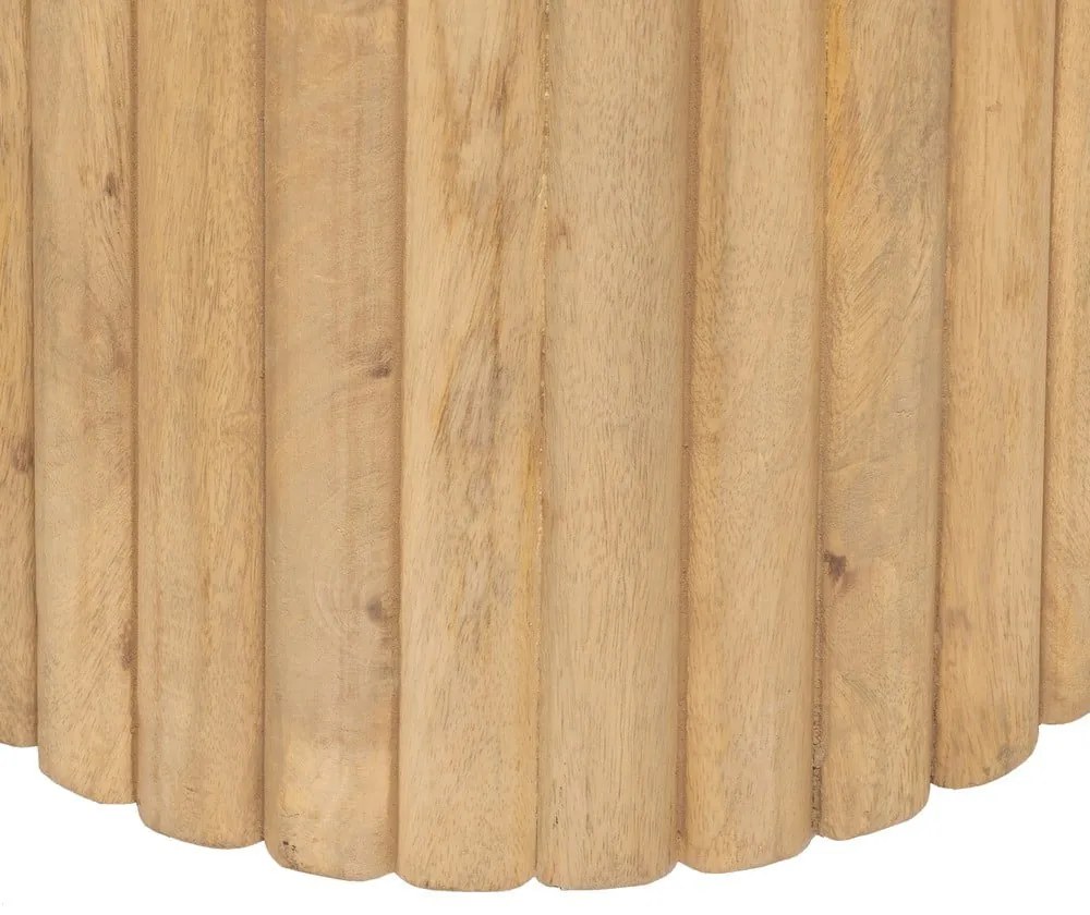 Tavolino in legno di mango in colore naturale 60x120 cm Montmartre - Ixia