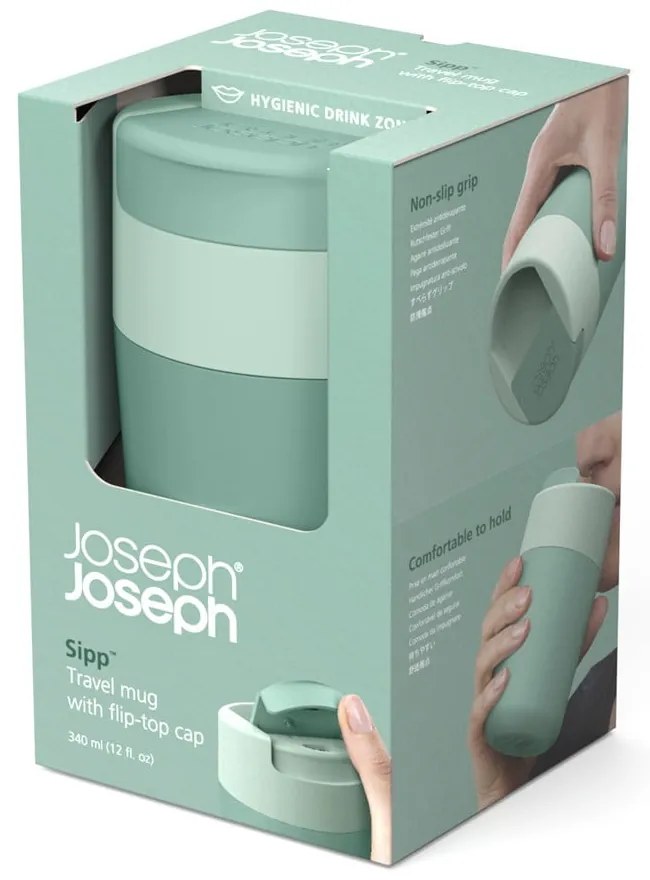 Tazza da viaggio in menta 340 ml Sipp - Joseph Joseph