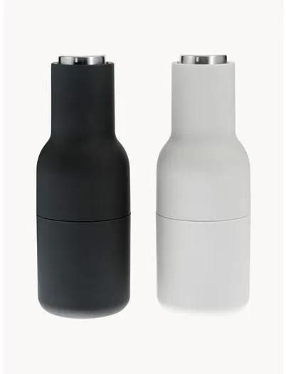 Set macina sale e pepe di design con coperchio in acciaio inossidabile Bottle Grinder 2 pz