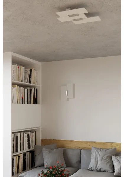 Sollux SL.0198 - Plafoniera FABIANO 3xE27/60W/230V bianco/cromo