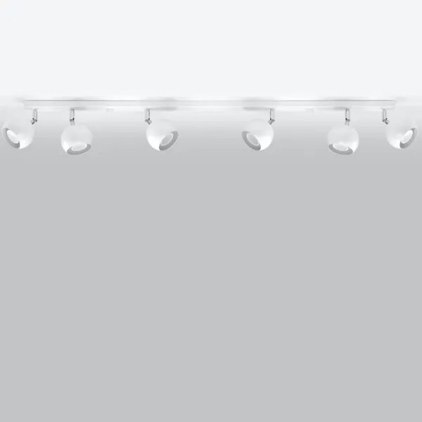 Sollux SL.0442 - Faretto da binario OCULARE 6xGU10/10W/230V