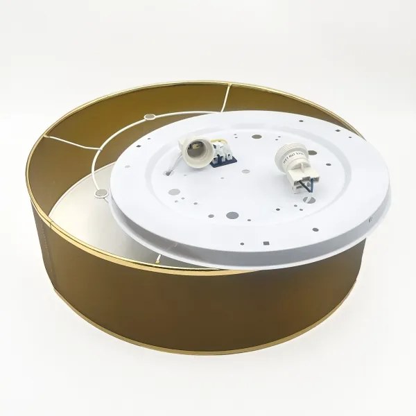 Lampada da soffitto SIRJA 2xE27/15W/230V Ø 45 cm marrone/oro