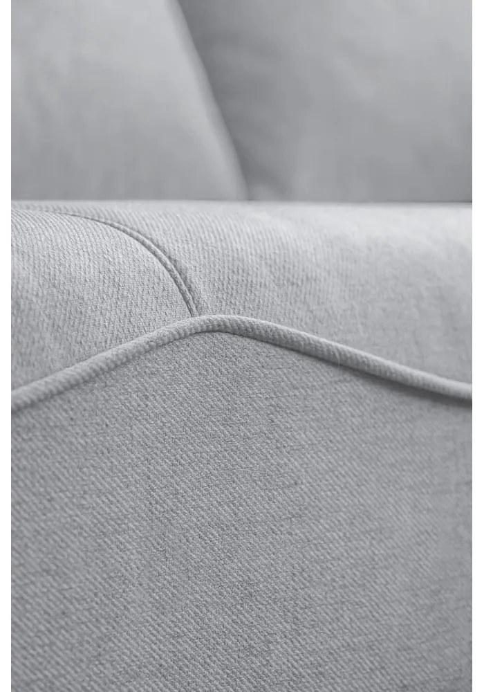 Divano letto angolare grigio chiaro (a U) Homely Tommy - Miuform