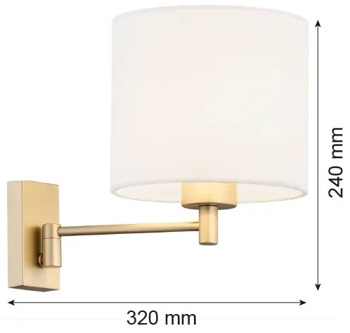 Argon 8370 - Applique DOLCE 1xE27/15W/230V