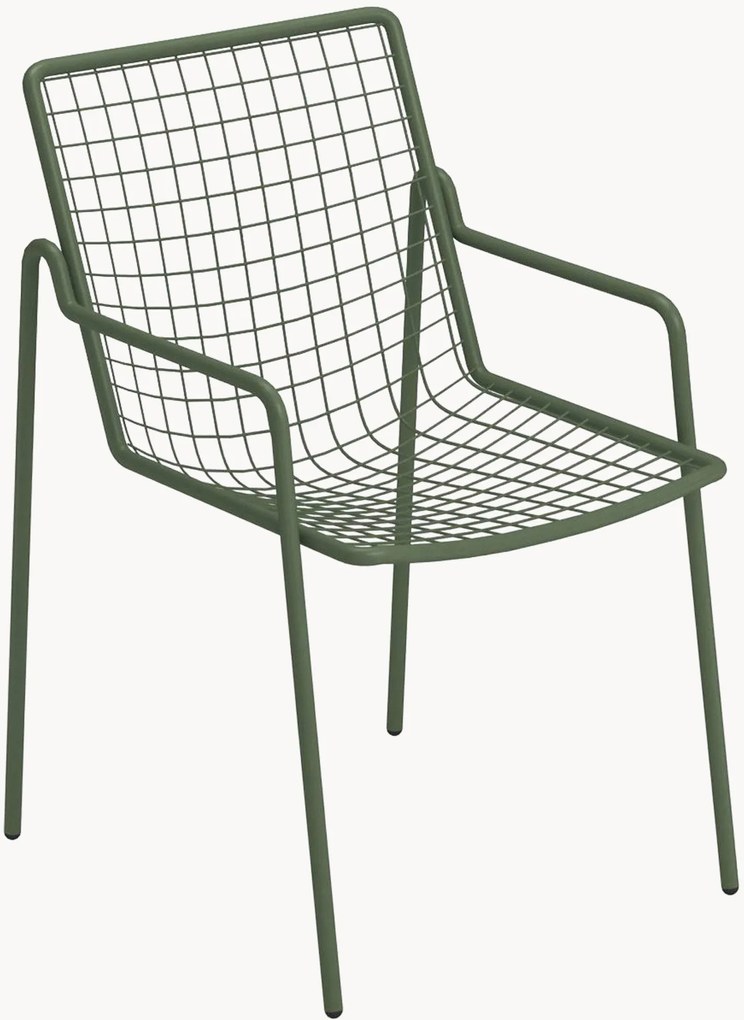 Sedia da giardino con braccioli Rio R50