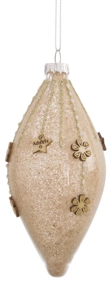 Ornamento natalizio in vetro Marron - Casa Selección