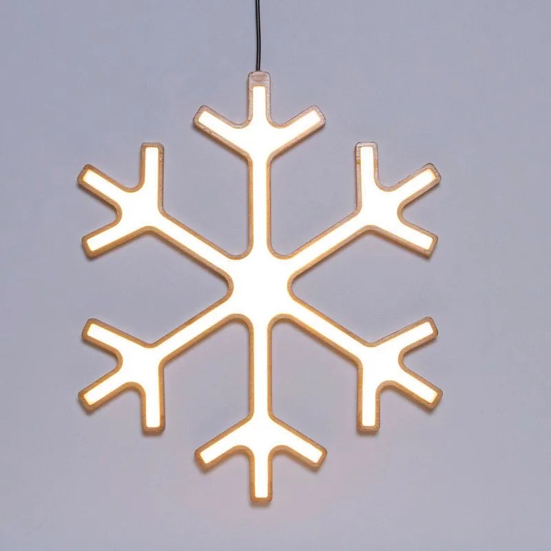 Figura natalizia illuminata 150 lampadine bianco caldo H 44 cm