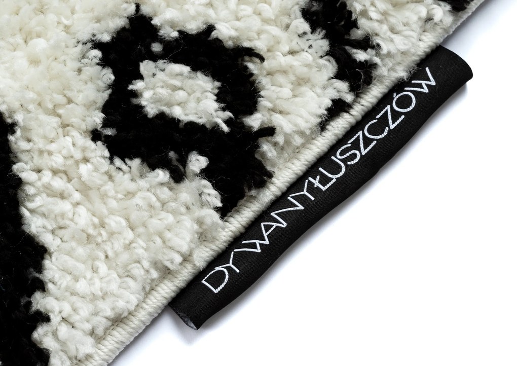 Tappeto PROMO BERBER SAFI N9040 bianco / nero Frange berbero marocchino shaggy