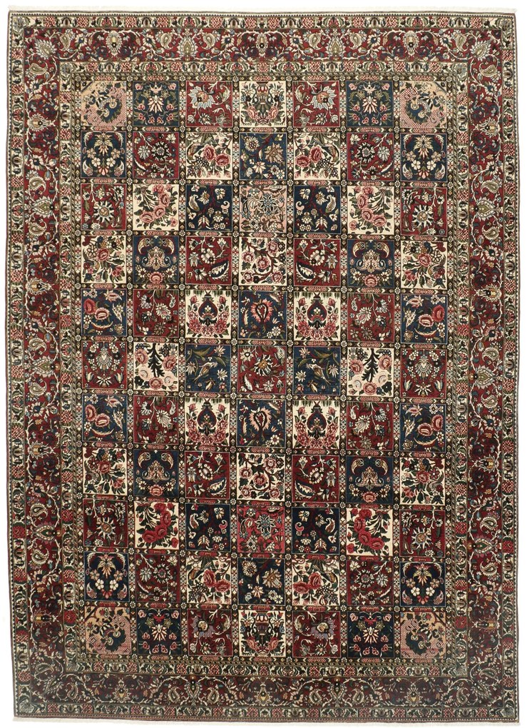 Bakhtiar Tappeto 250 x 350 (Iran) Annodato A Mano