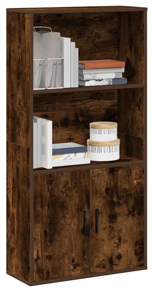 Libreria Rovere Fumo 60x24x120 Cm İn Truciolato /