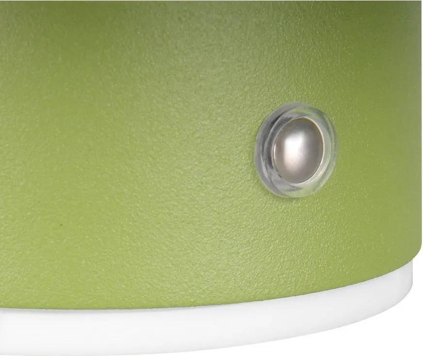 Lampada da parete LED verde con ricarica USB Davey – Trio