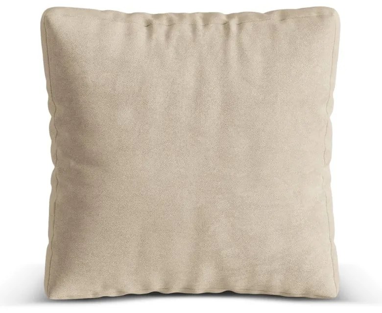 Cuscino per divano componibile beige con rivestimento in velluto Martina – Micadoni