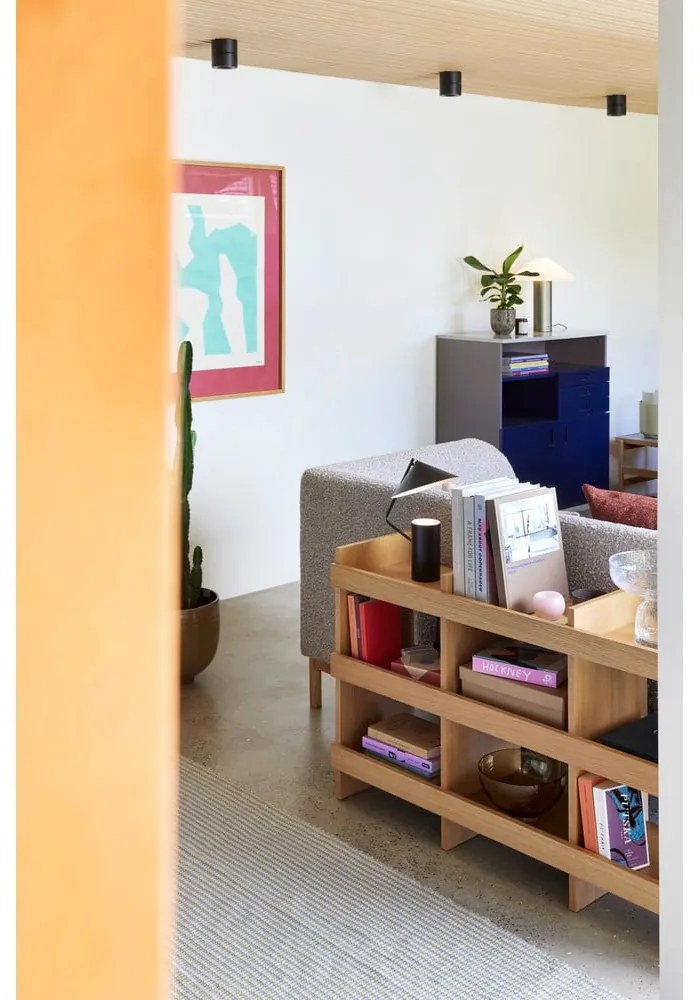 Libreria colore naturale effetto rovere 120x70x32 cm Momentum - Hübsch