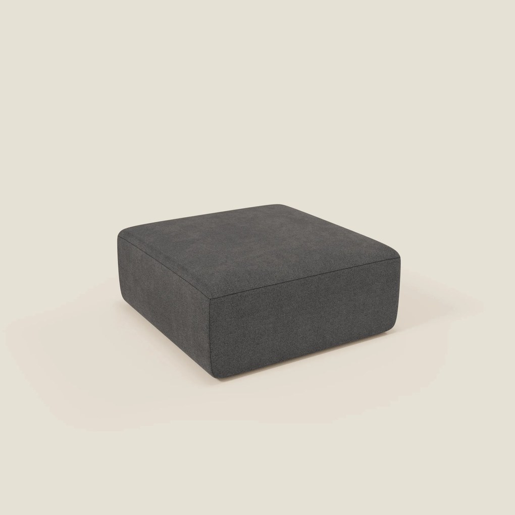 BonBon pouf divano modulare in 2 dimensioni in tessuto smacchiabile T23 antracite