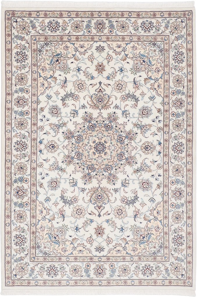 Nain Tappeto persiano 140x210 (Iran) Annodato A Mano