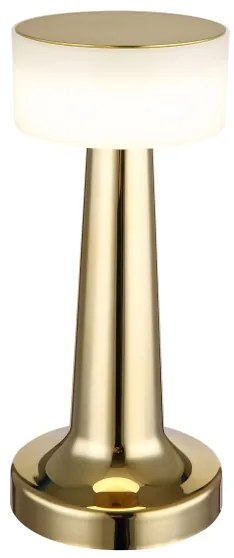 Globo 58447M - Lampada da tavolo LED dimmerabile con funzione Touch ANGELIKA LED/1W/3,7V oro