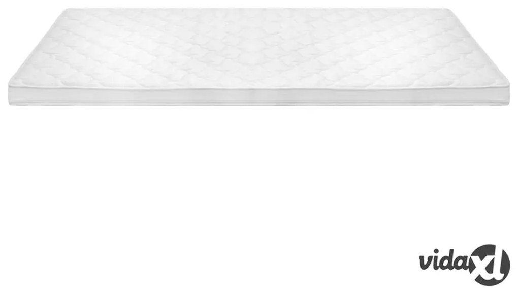 vidaXL Coprimaterasso 120x200cm Schiuma a Freddo Superficie a Onde 6cm