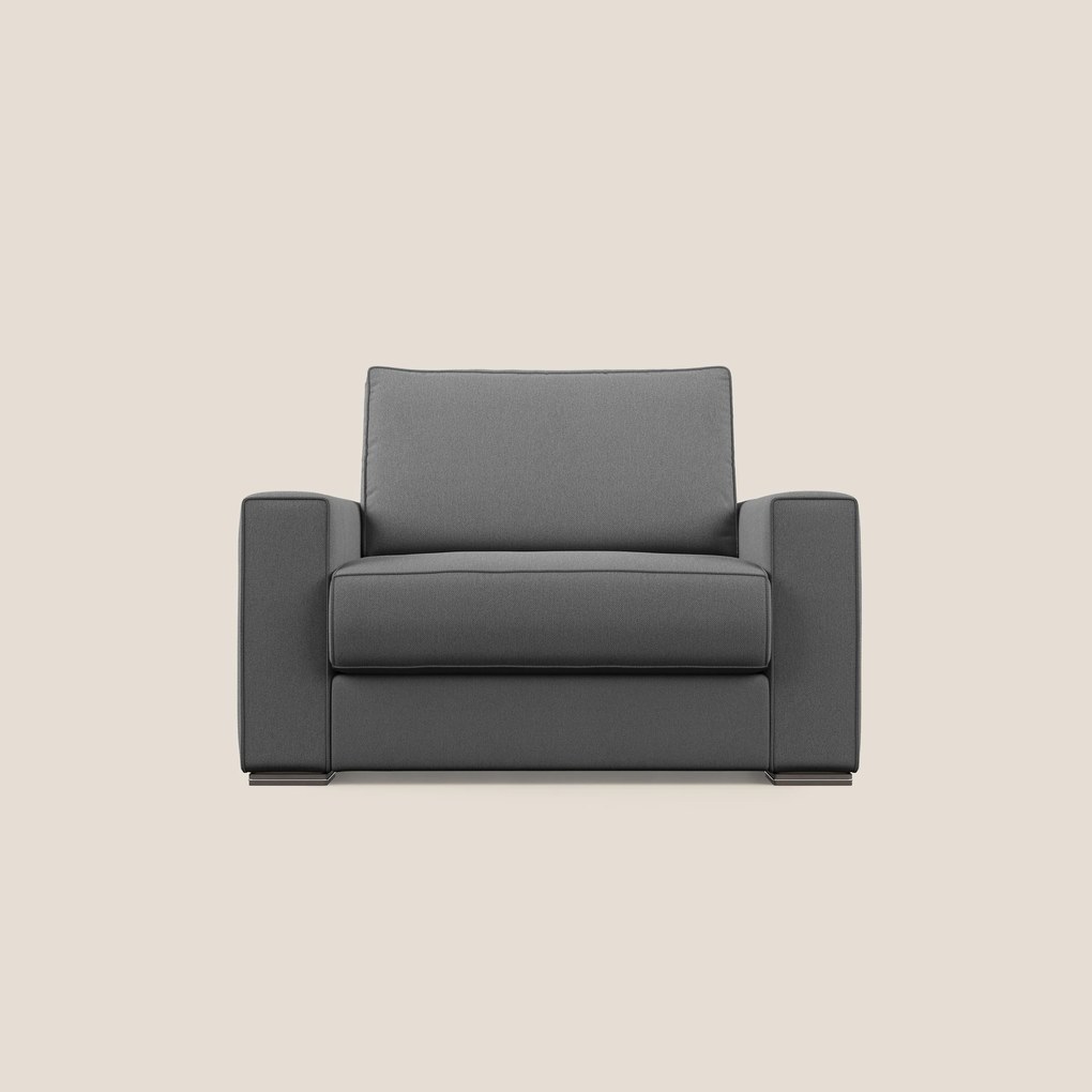 Dream poltrona letto in tessuto smacchiabile T05 antracite