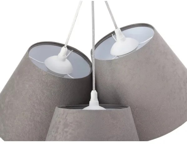 Lampadario a sospensione con filo AMBROSIA 3xE27/60W/230V