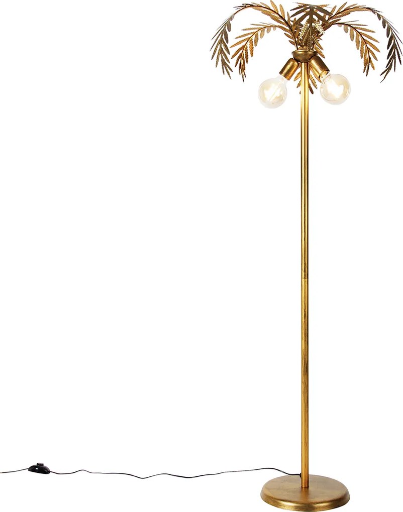 Lampada da terra smart oro 156 cm incl. 2 Wifi G95 - Botanica