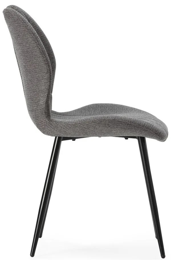 Set di 4 sedie da pranzo grigie Muli - Marckeric