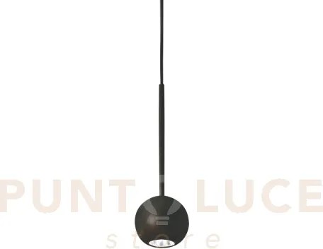 Archimede lampada a sospensione con rosone magnetico colore nero to...