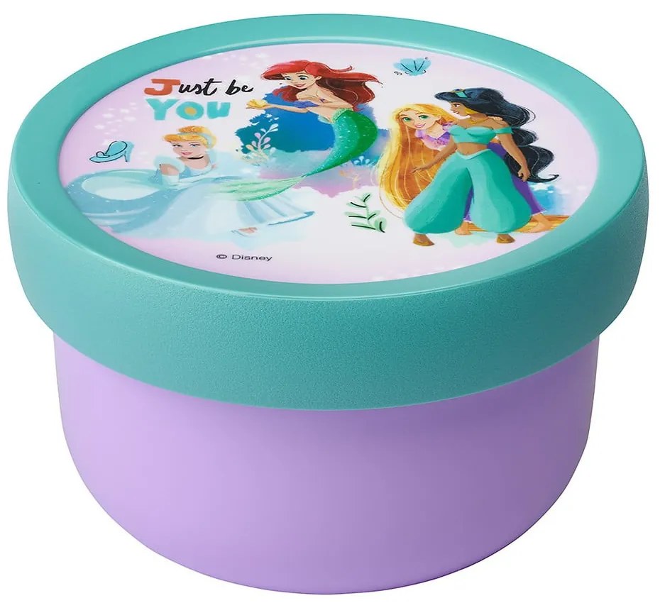 Scatola per la merenda dei bambini con forchetta Disney princess - Mepal