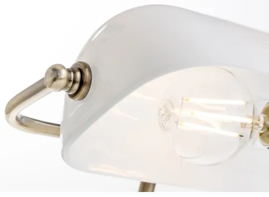 Brilagi - Paralume di ricambio per lampada da tavolo BANK OFFICE bianco