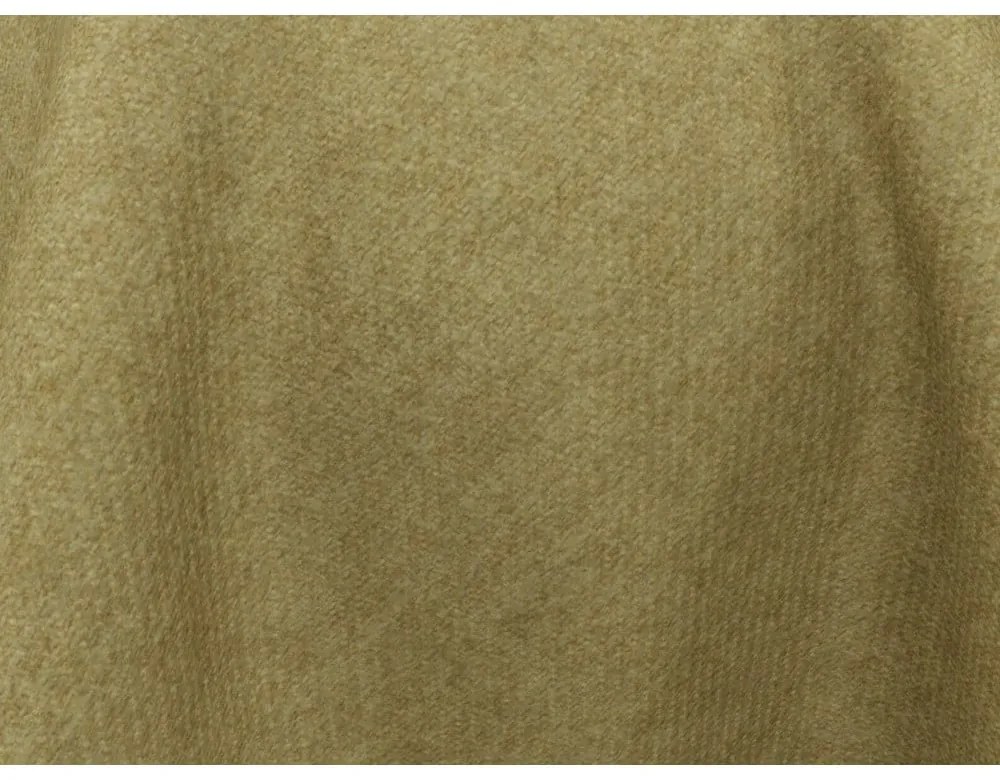 Sedia da pranzo color senape in imbottito Kanoa – Makamii