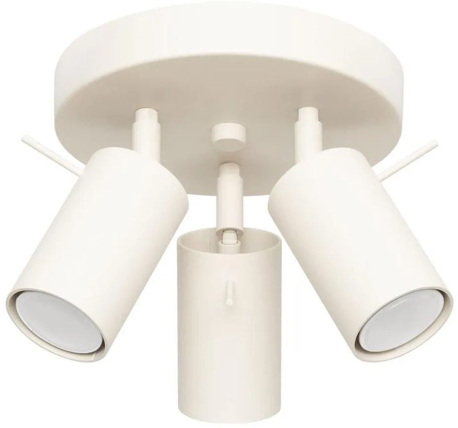 Sollux SL.1497 - Faretto RING 3xGU10/10W/230V color crema