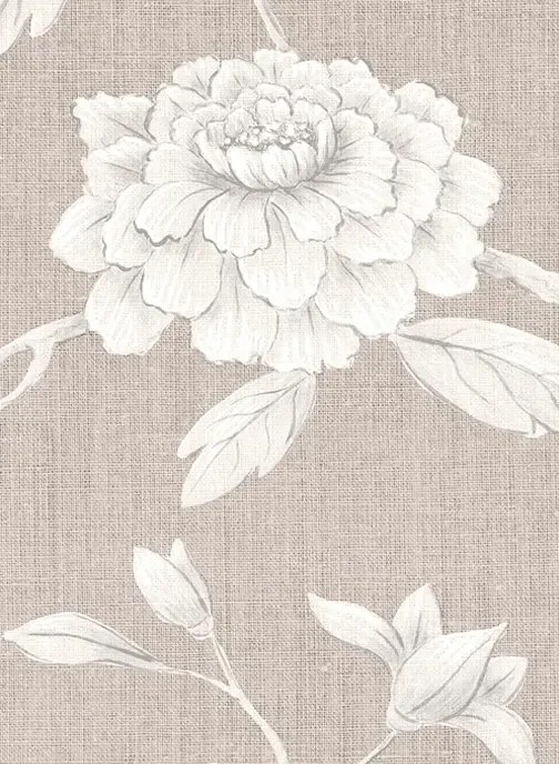 Lewis & Wood Carta da parati Jasper Peony - Almond