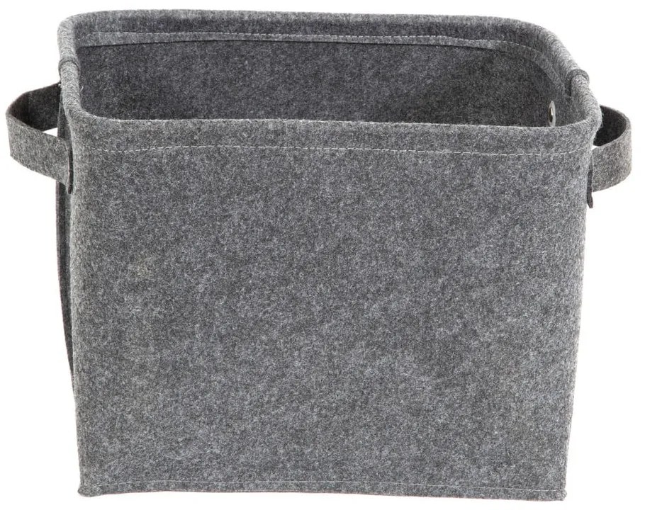 Cestino in feltro, grigio, 29 x 24 cm - Compactor