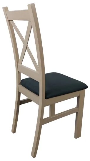 Sedia da pranzo NATE quercia sonoma/nero