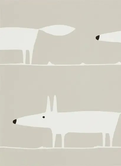 Tapete Mr Fox von Scion - Snow