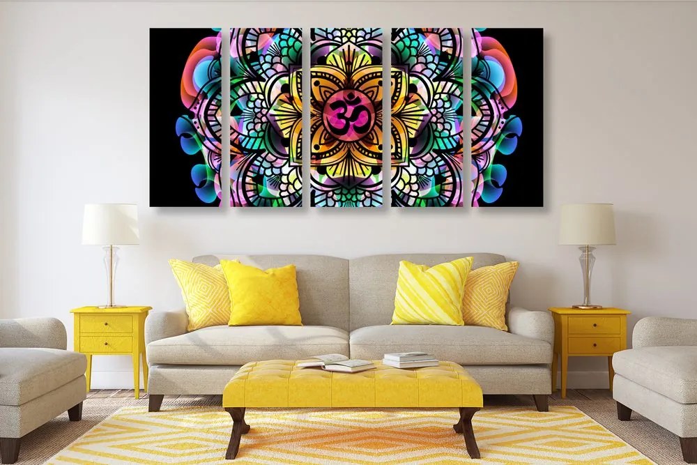 Quadri 5 pezzi – Mandala della salute