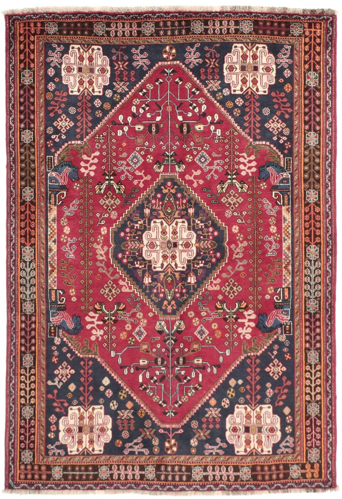 Gashghai Tappeto persiano 140x200 (Iran) Annodato A Mano