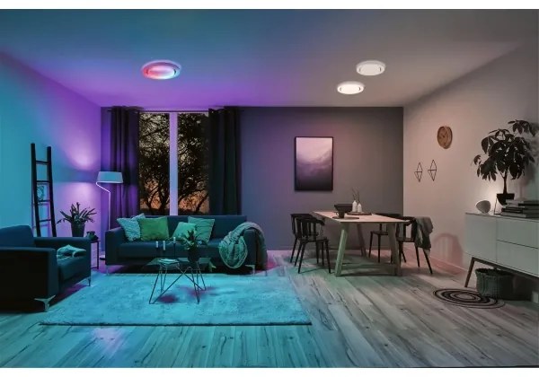 Paulmann 70546 - LED RGBW/22W Plafoniera dimmerabile RAINBOW 230V + tc
