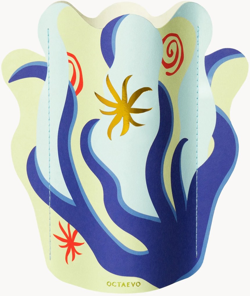 Vaso decorativo fatto a mano Amalfi Mini, alt. 17 cm