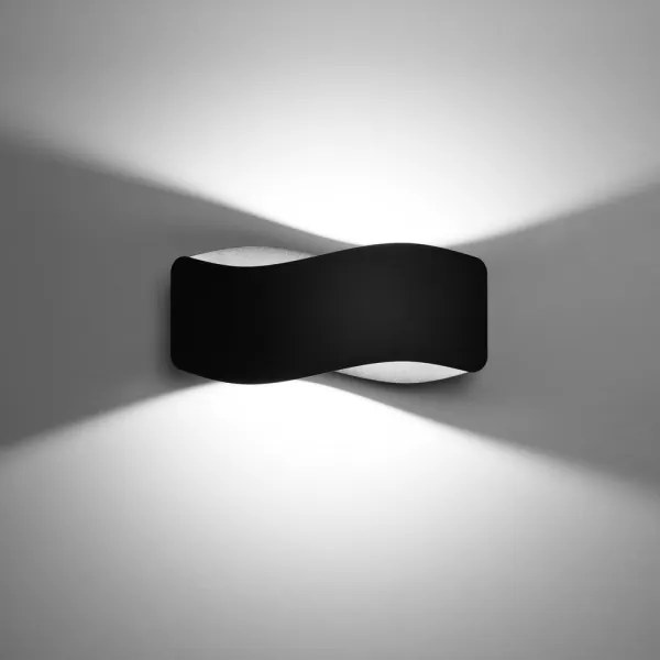 Sollux SL.1019 - Applique TILA 1xG9/40W/230V 30 cm nera