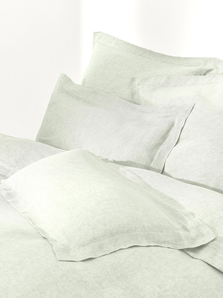 Copripiumino in lino con cucitura in rilievo Linna