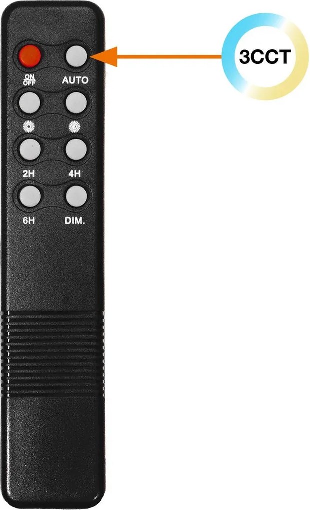 Lampione LED Solare da Giardino 2000 lumen IP65 CCT Bianco Variabile Colore Bianco Variabile CCT