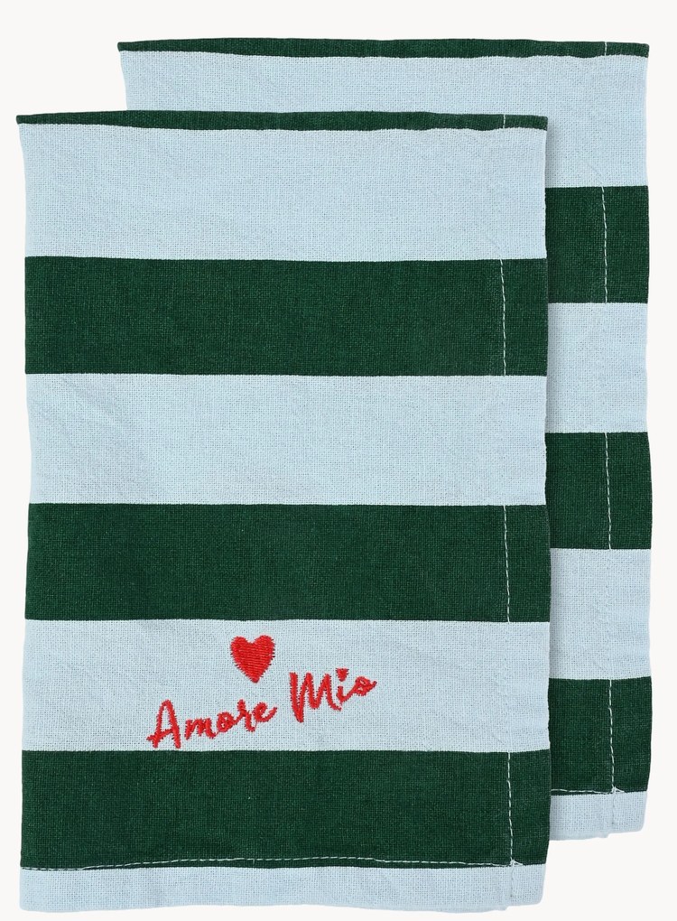 Tovaglioli di stoffa Love 2 pz