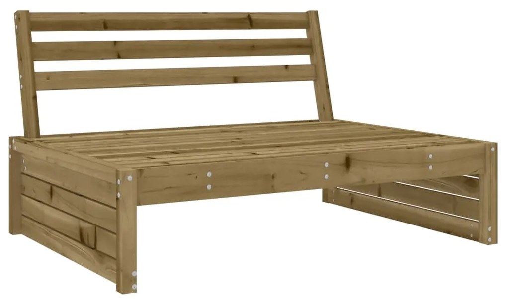 Set Salotto da Giardino 4 pz in Legno Impregnato di Pino