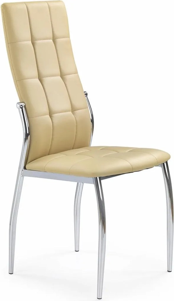 Sedia K209 in ecopelle beige
