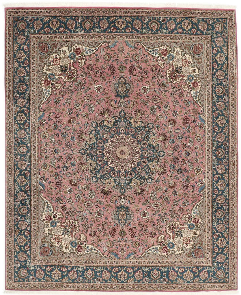 Tabriz Tappeto 300x250 (Iran) Annodato A Mano