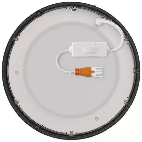 Plafoniera LED LED/12,5W/230V 3000/3500/4000K d. 17 cm nero