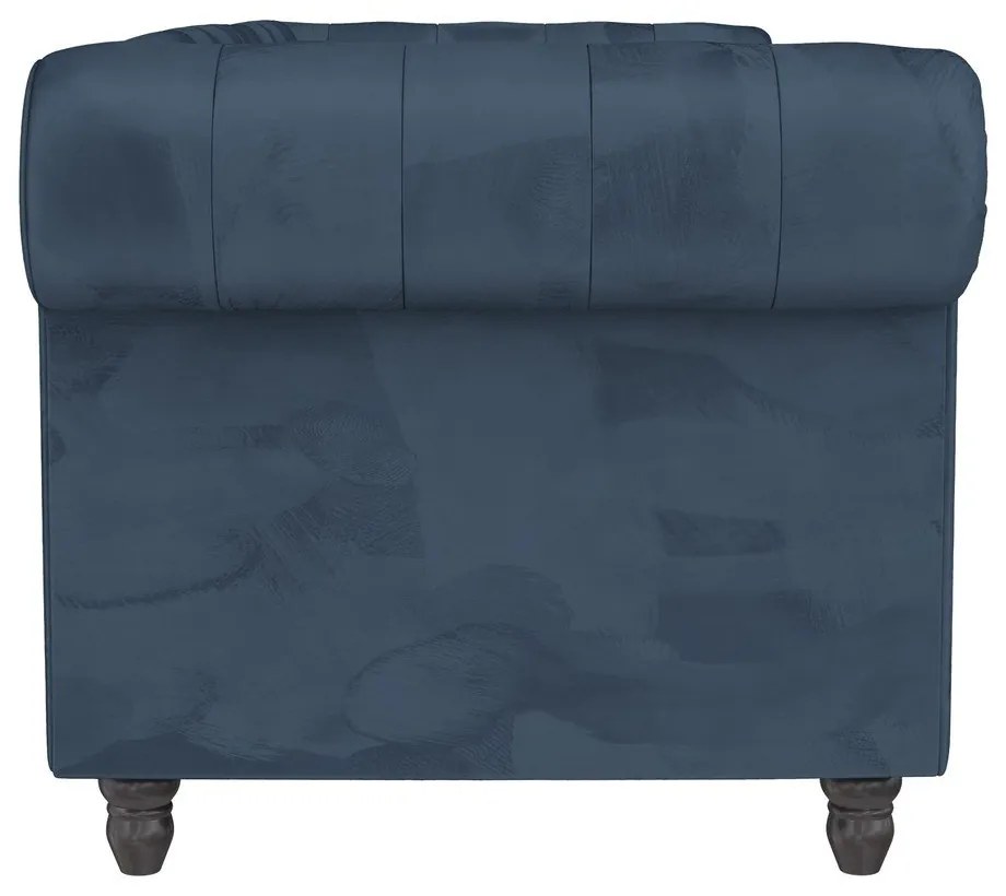 Divano in velluto blu scuro 236 cm Felix - Støraa